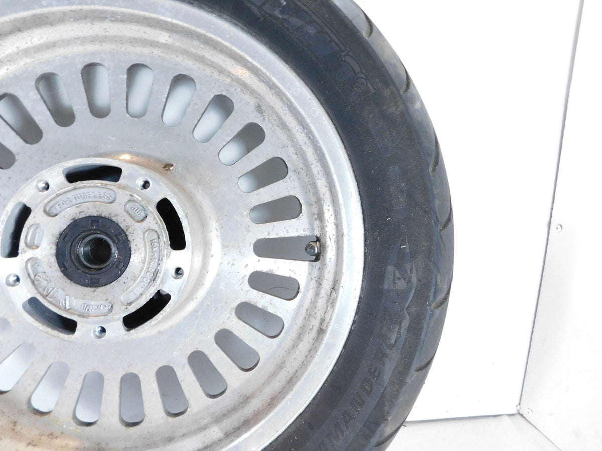 Triumph Rocket III 3 Touring Silver Front Wheel Rim & Tire 16" x 3.50" - C3 Cycle