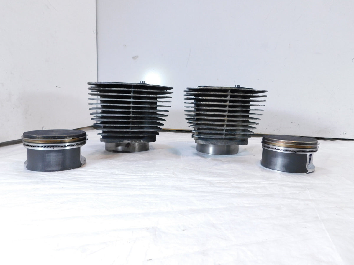 Harley Davidson Twin Cam Touring Dyna & Softail Engine Pistons & Black Cylinders - C3 Cycle