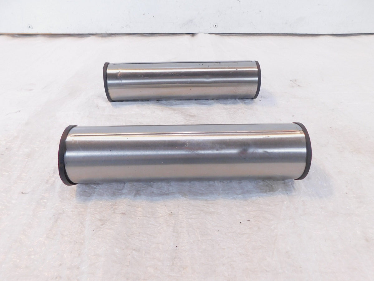 2002-2008 Triumph America Silver Front Left/Right Suspension Fork Guard Covers - C3 Cycle