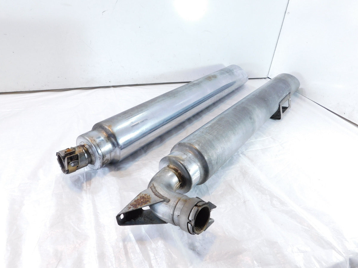 Triumph Rocket III 3 Touring Black Rear Left/Right Exhaust System Muffler Pipes - C3 Cycle