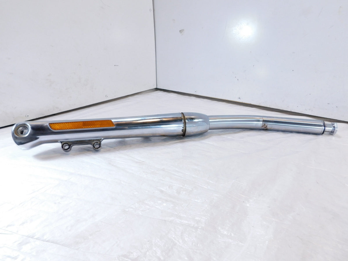 2000-2006 Harley Davidson Chrome oftail FXSTD Deuce Front Left Fork Shock - Bent - C3 Cycle