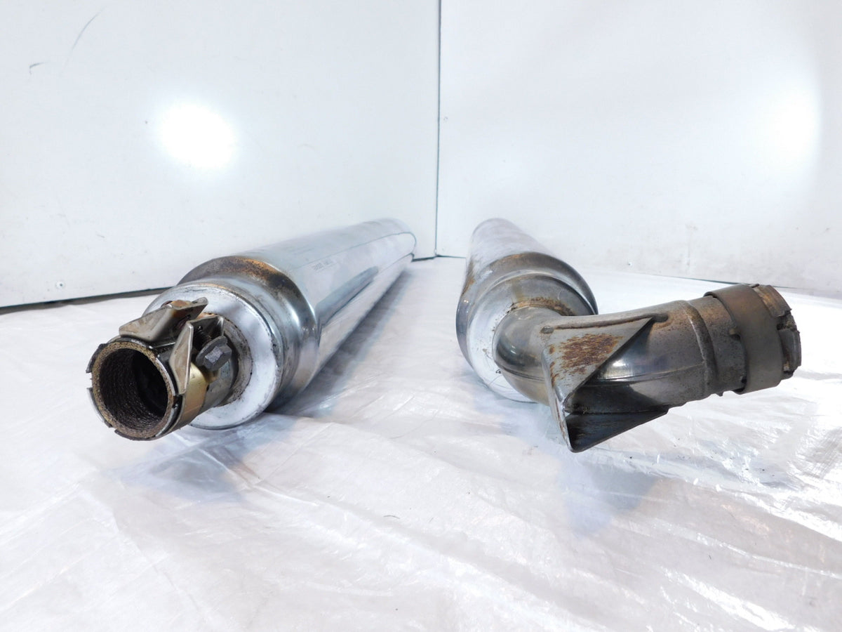 Triumph Rocket III 3 Touring Black Rear Left/Right Exhaust System Muffler Pipes - C3 Cycle
