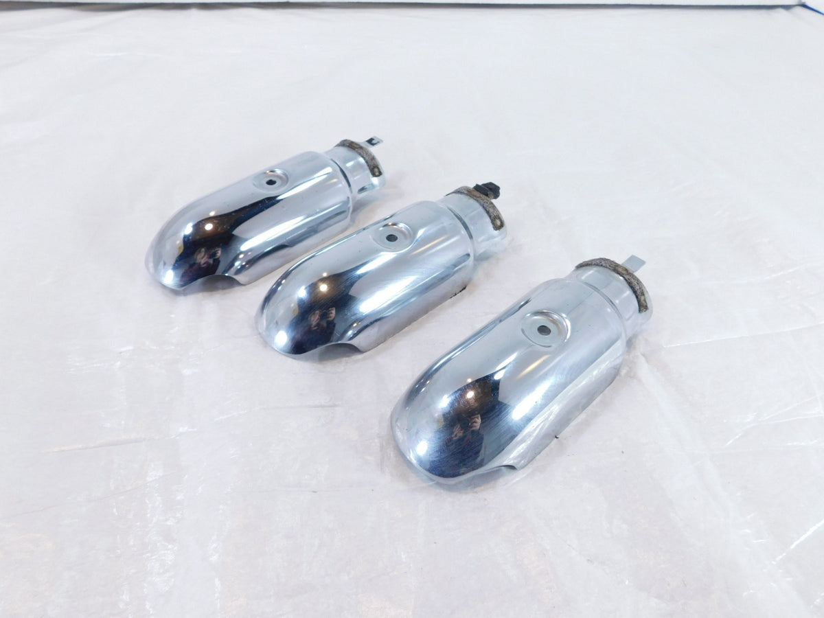 Triumph Rocket III Roaster Touring Exhaust System Header Pipe Heat Shield Covers - C3 Cycle