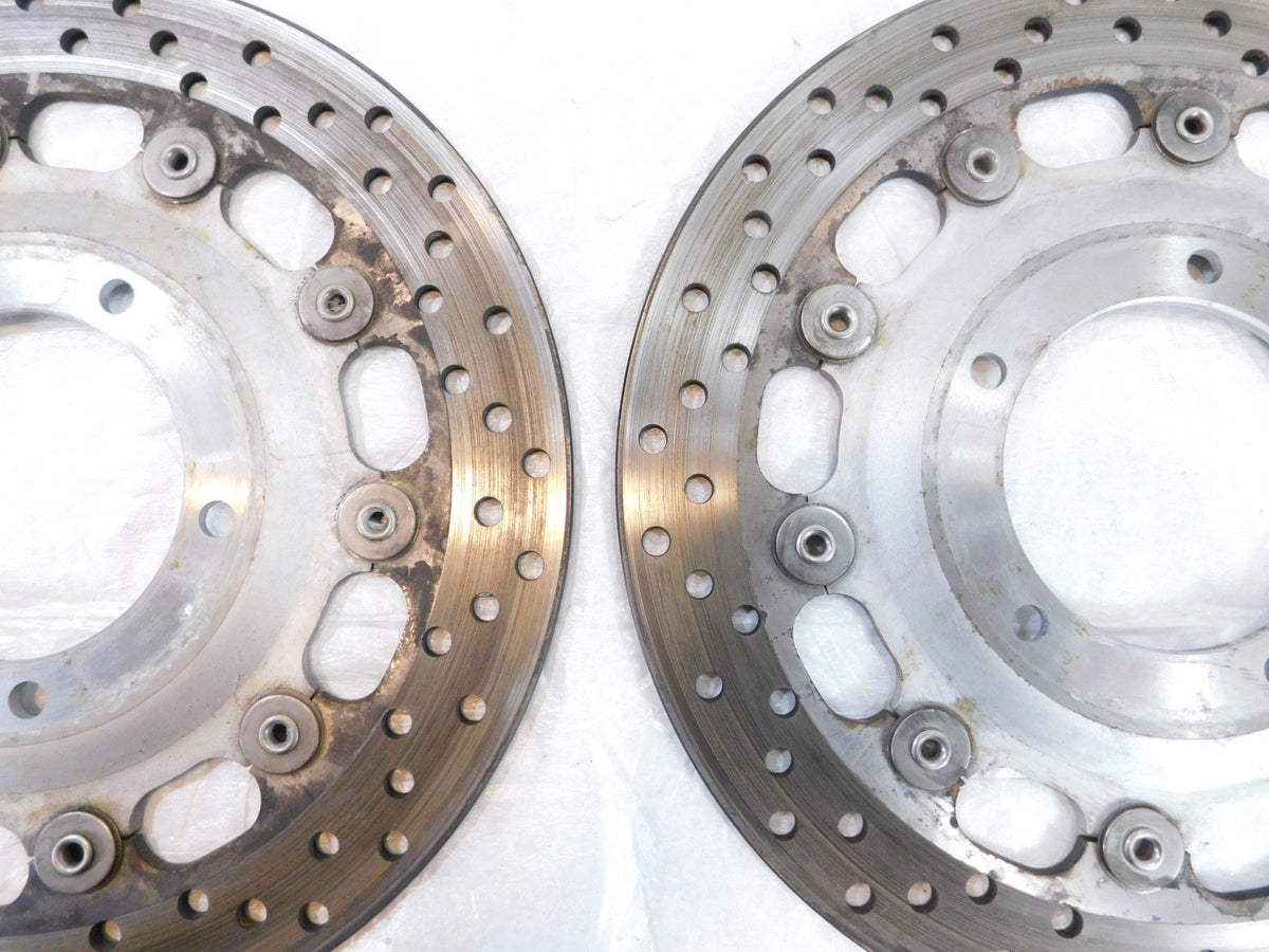Pair Triumph Rocket III Touring Front Wheel Brake Disc Caliper Rotors - 4.9mm - C3 Cycle