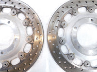 Pair Triumph Rocket III Touring Front Wheel Brake Disc Caliper Rotors - 4.9mm - C3 Cycle