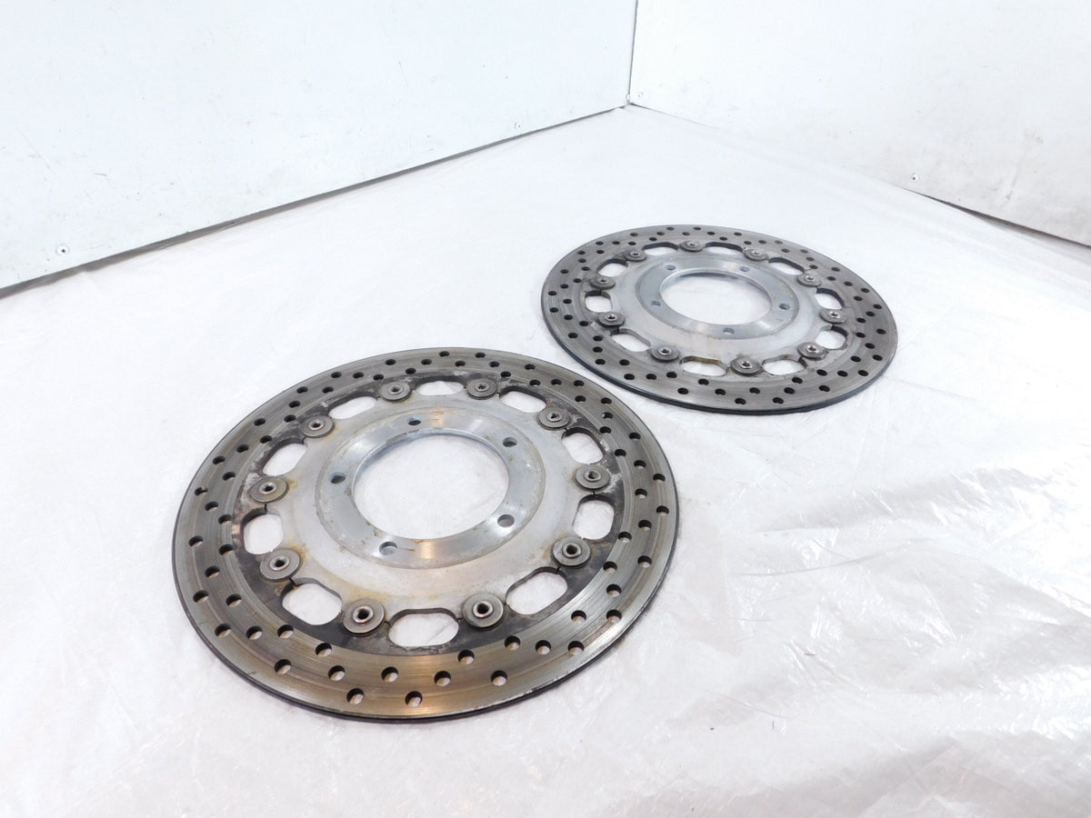 Pair Triumph Rocket III Touring Front Wheel Brake Disc Caliper Rotors - 4.9mm - C3 Cycle