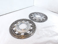 Pair Triumph Rocket III Touring Front Wheel Brake Disc Caliper Rotors - 4.9mm - C3 Cycle
