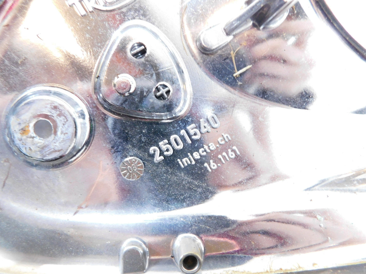 Triumph Rocket III Touring Chrome Instrument Gauge Speedometer Fuel Tank Cover - C3 Cycle