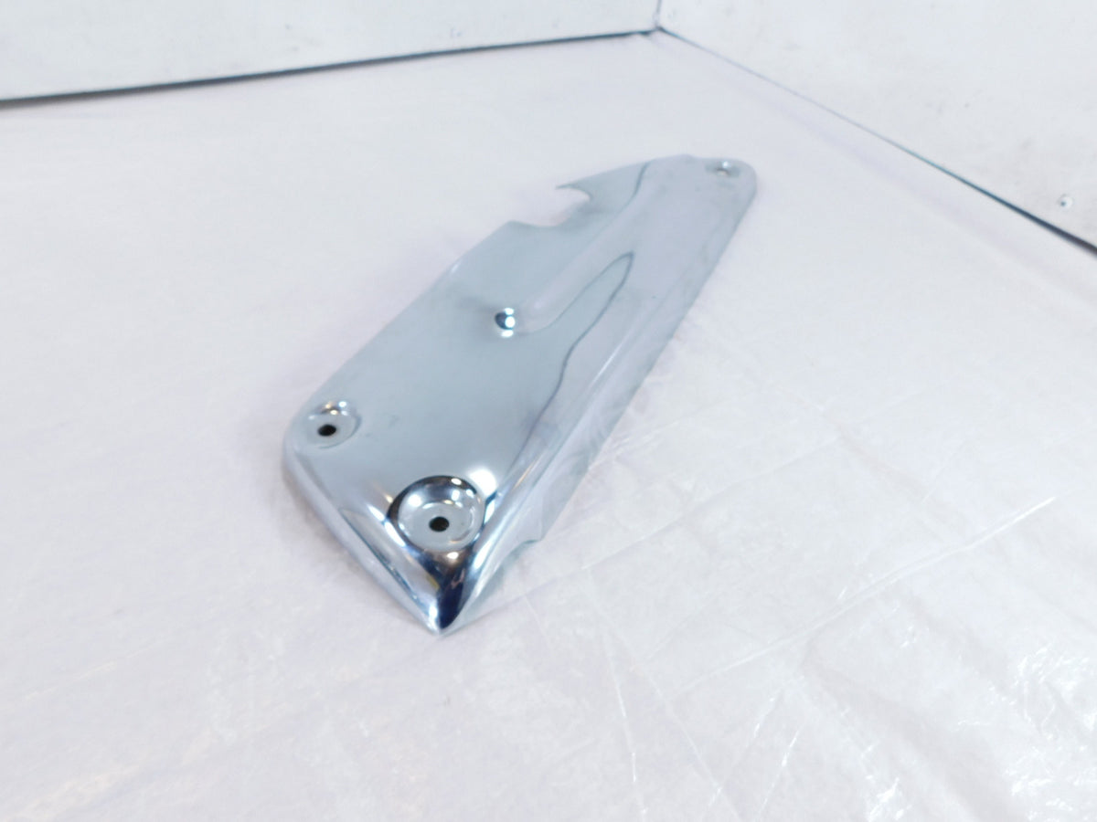 Pair Triumph Rocket III 3 Touring Chrome Rear Pillion Foot Control Cover Panels - C3 Cycle
