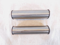 2002-2008 Triumph America Silver Front Left/Right Suspension Fork Guard Covers - C3 Cycle