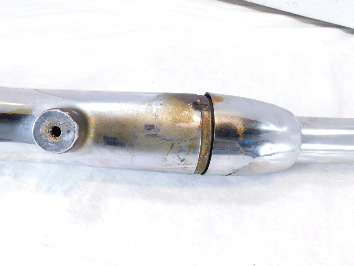 2000-2006 Harley Davidson Chrome oftail FXSTD Deuce Front Left Fork Shock - Bent - C3 Cycle