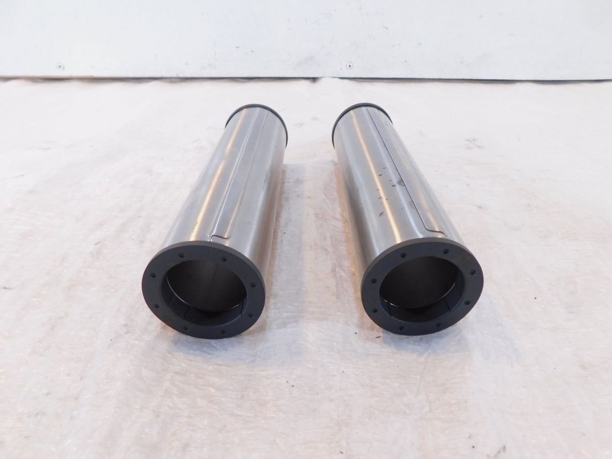 2002-2008 Triumph America Silver Front Left/Right Suspension Fork Guard Covers - C3 Cycle