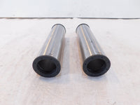 2002-2008 Triumph America Silver Front Left/Right Suspension Fork Guard Covers - C3 Cycle