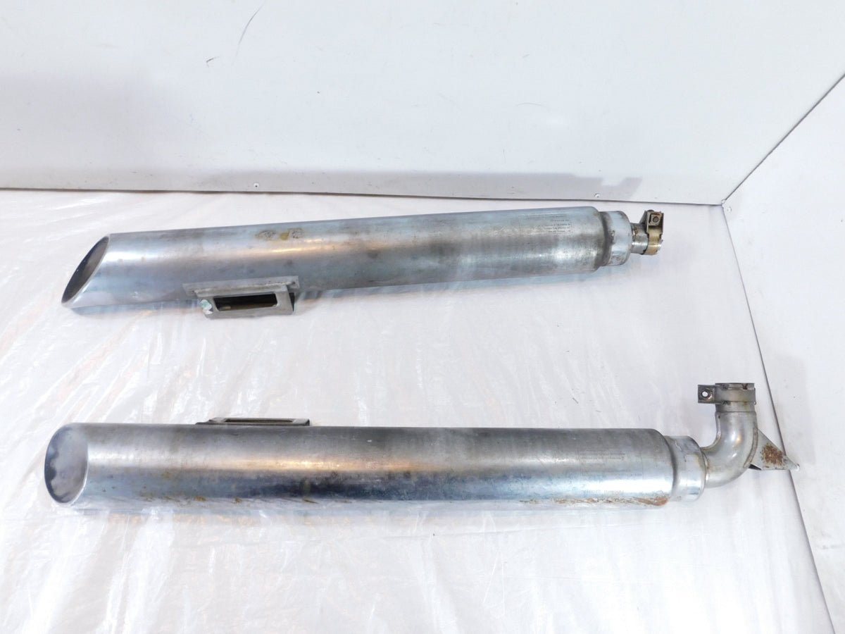 Triumph Rocket III 3 Touring Black Rear Left/Right Exhaust System Muffler Pipes - C3 Cycle