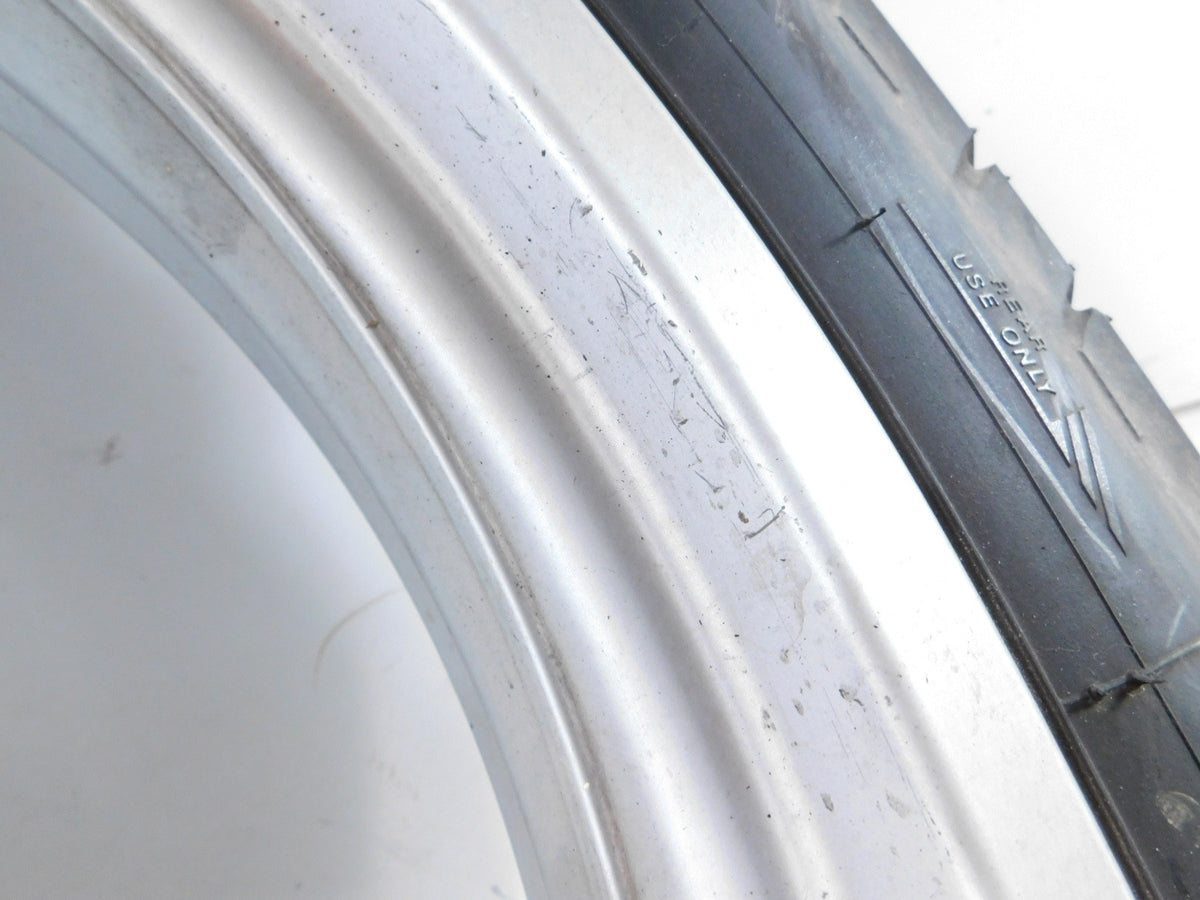 BMW K100LT K100RS K100RT K1100LT Silver Rear Wheel Rim & Tire - 3.0x17" - C3 Cycle