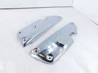 Pair Triumph Rocket III 3 Touring Chrome Rear Pillion Foot Control Cover Panels - C3 Cycle