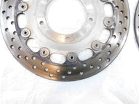 Pair Triumph Rocket III Touring Front Wheel Brake Disc Caliper Rotors - 4.9mm - C3 Cycle