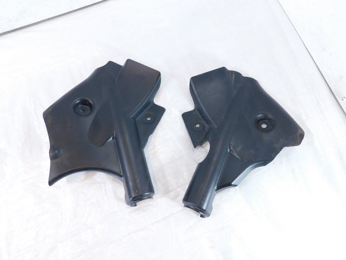 Triumph Rocket III 3 Touring Black Front Left/Right Frame Headstock Neck Covers - C3 Cycle