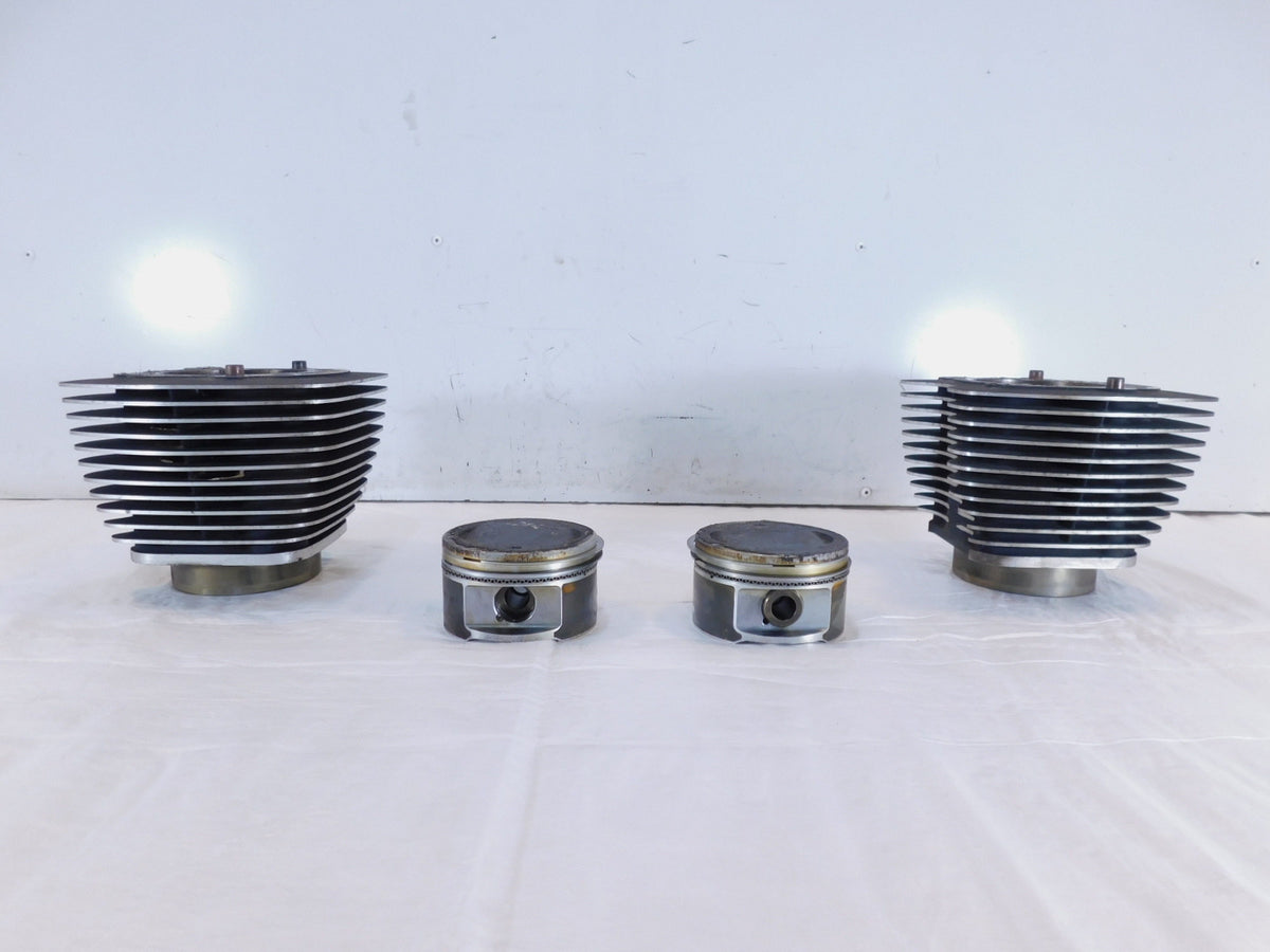 Harley Davidson Twin Cam Touring Dyna & Softail Engine Pistons & Black Cylinders - C3 Cycle