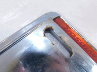 Harley Davidson Softail FXSTD Deuce Chrome Rear License Plate Mount Bracket Trim - C3 Cycle