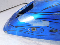 Harley Davidson Softail FXSTD Deuce Blue w/ Flames Rear Wheel Cover Fender - C3 Cycle