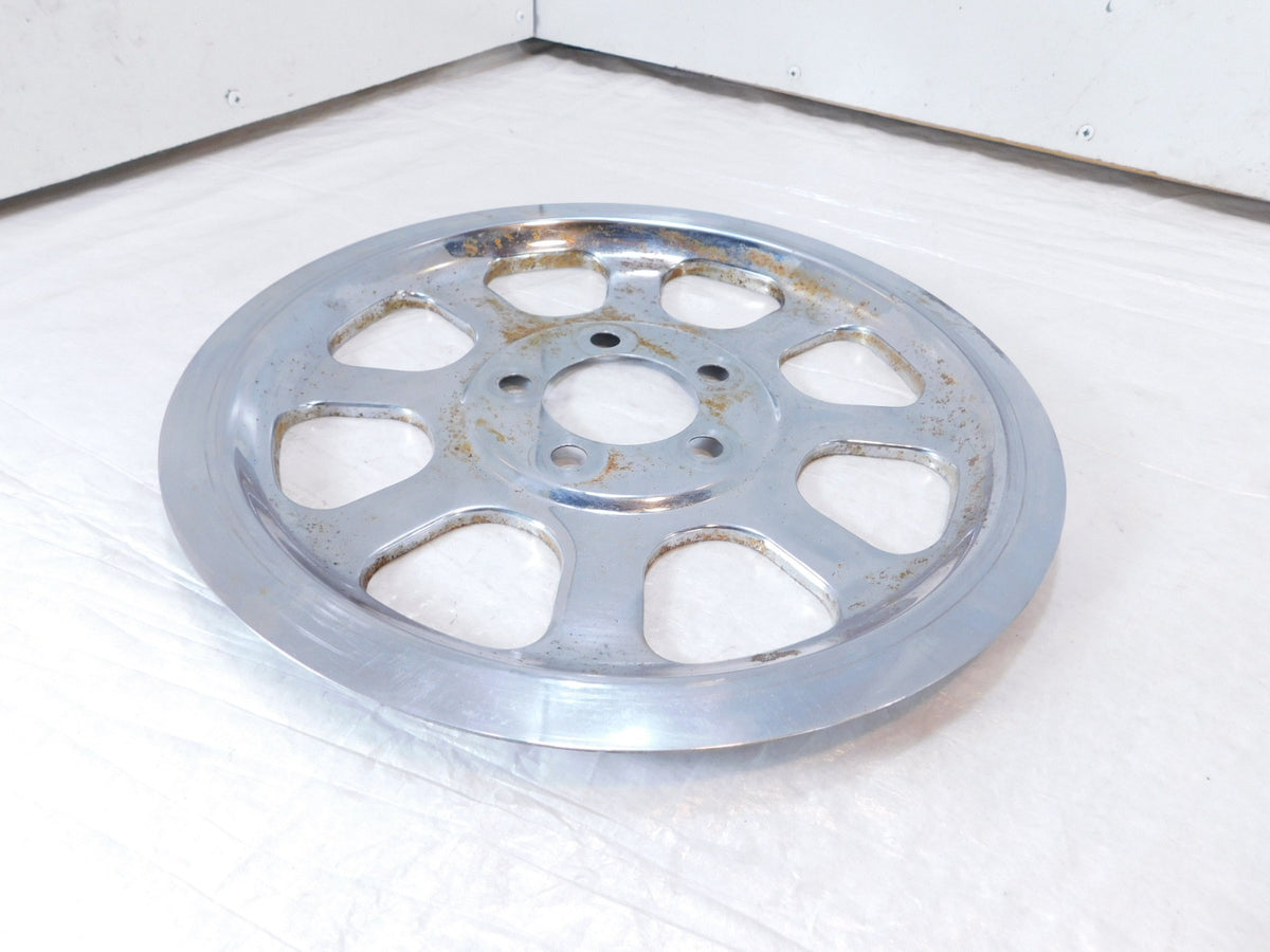 Harley Davidson Softail Heritage Fat Boy Chrome Rear Wheel Sprocket Pulley Cover - C3 Cycle