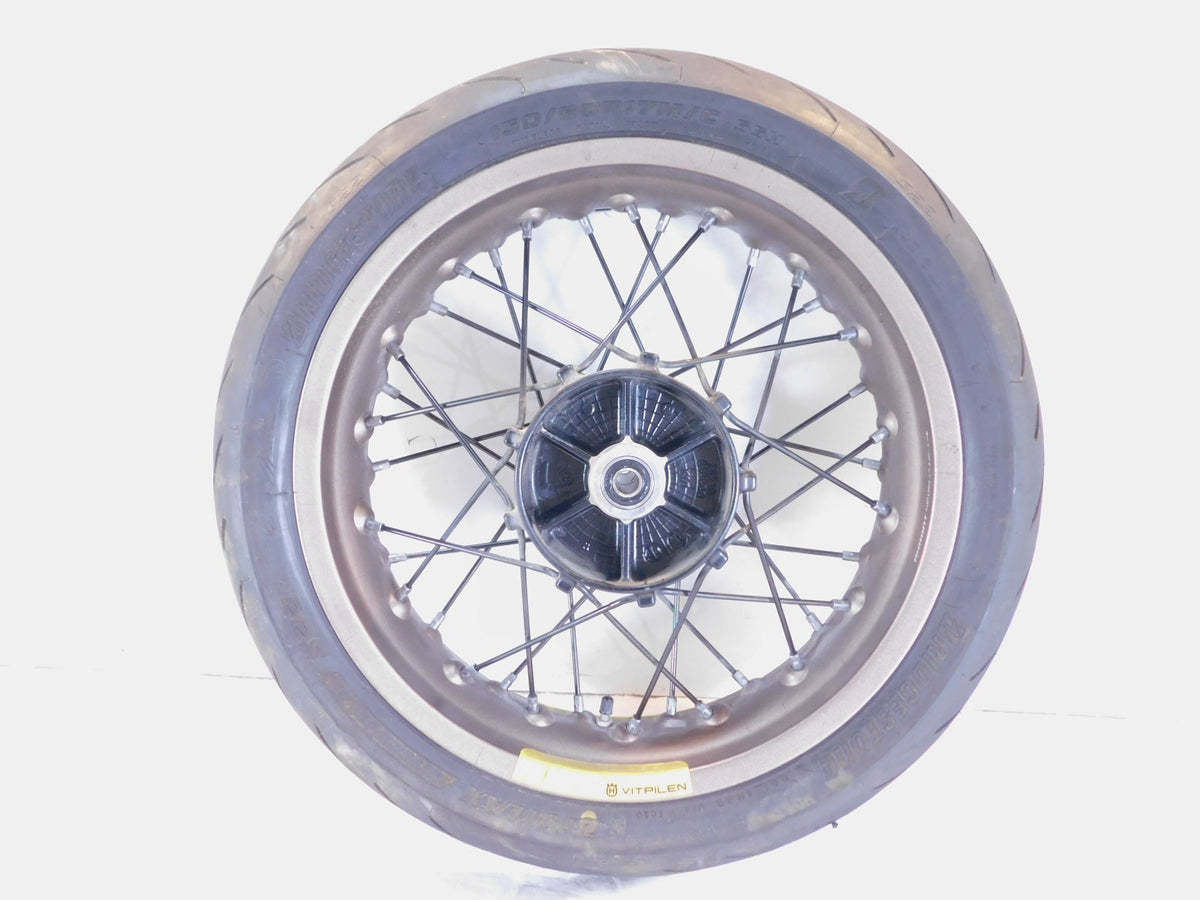 18-19 Husqvarna Vitpilen Svartpilen 401 CKD Laced Rear Wheel Rim & Tire - Bent - C3 Cycle