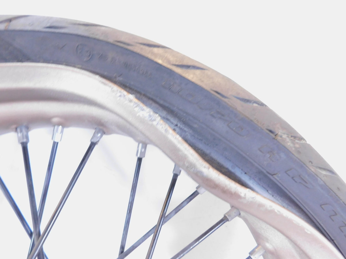 18-19 Husqvarna Vitpilen Svartpilen 401 CKD Laced Front Wheel Rim & Tire - Bent - C3 Cycle