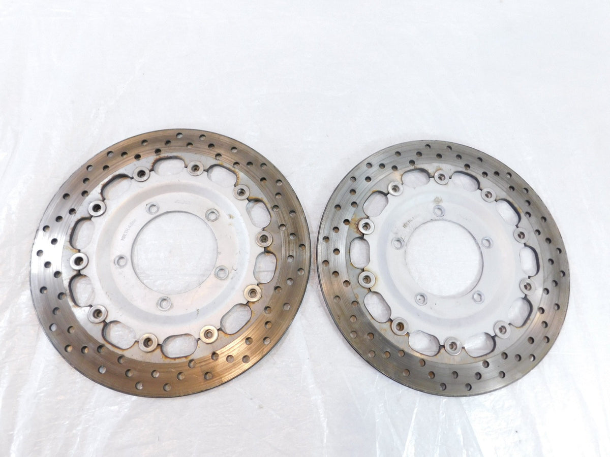 Pair Triumph Rocket III Touring Front Wheel Brake Disc Caliper Rotors - 4.9mm - C3 Cycle