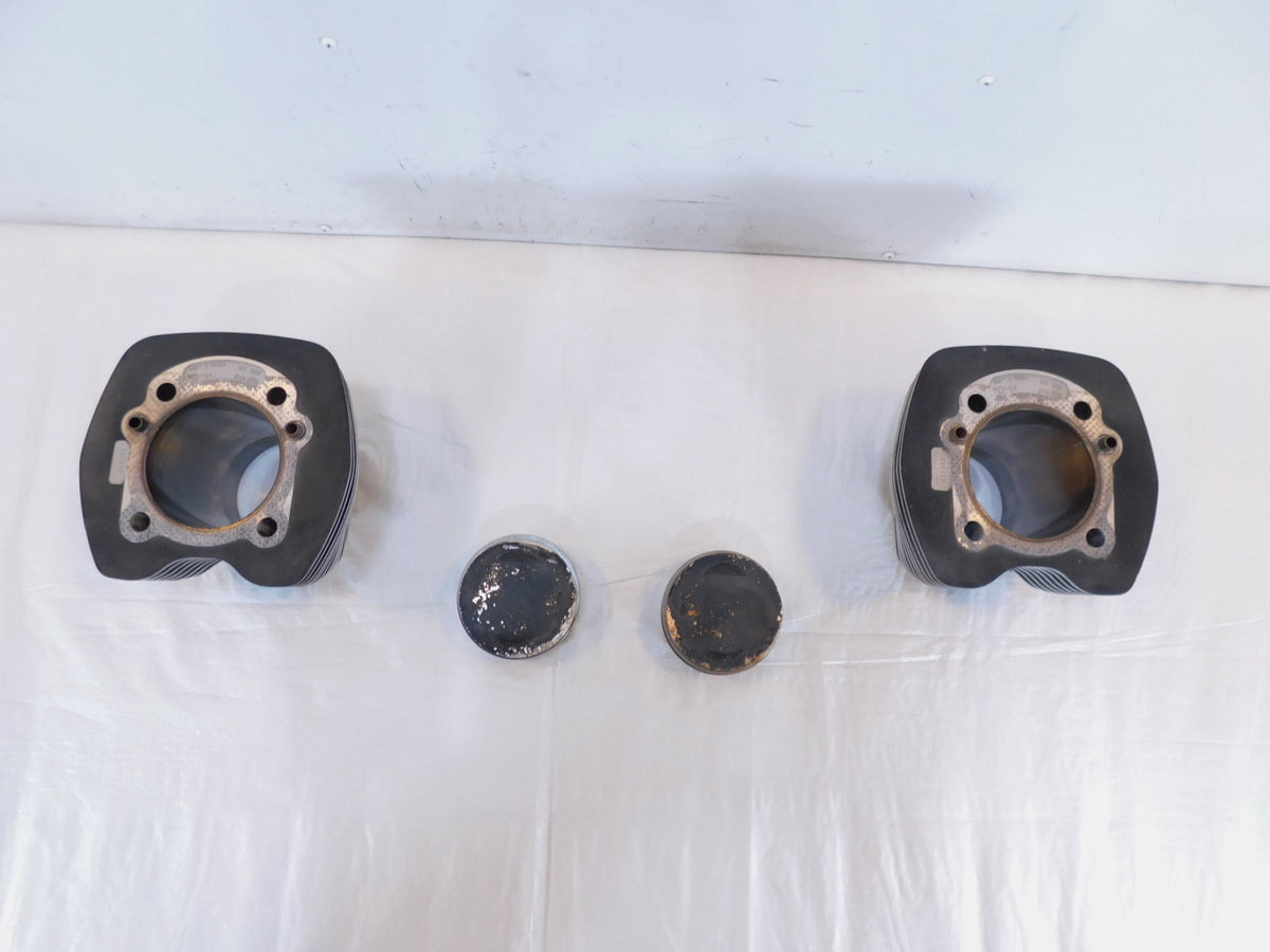 Harley Davidson Twin Cam Touring Dyna & Softail Engine Pistons & Black Cylinders - C3 Cycle