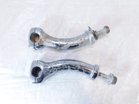 Harley Davidson Softail FXSTD Deuce Chrome Handlebar Riser Clamp Mount Brackets - C3 Cycle