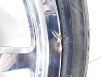 Harley Davidson Softail Deuce Thunderstar Chrome Front Wheel Rim & Tire - Bent - C3 Cycle