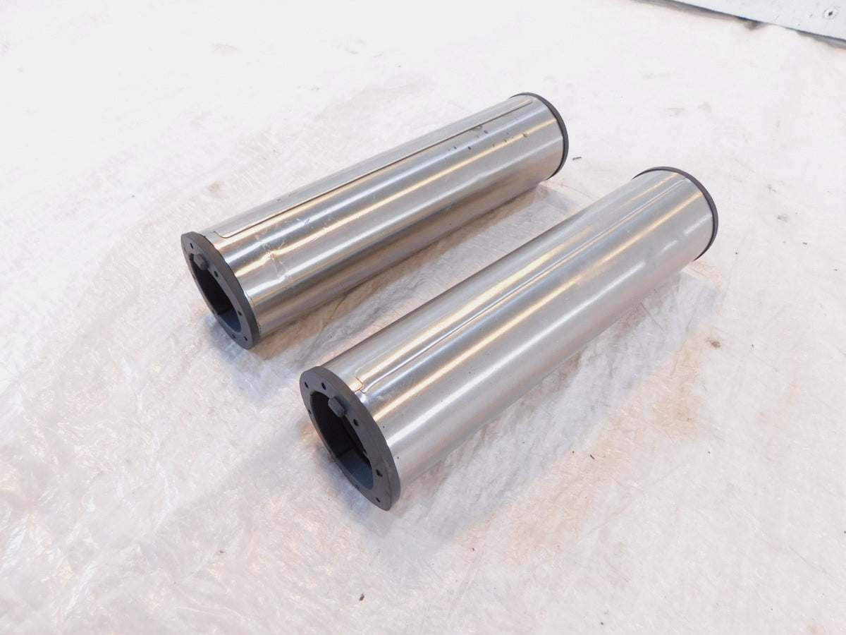 2002-2008 Triumph America Silver Front Left/Right Suspension Fork Guard Covers - C3 Cycle
