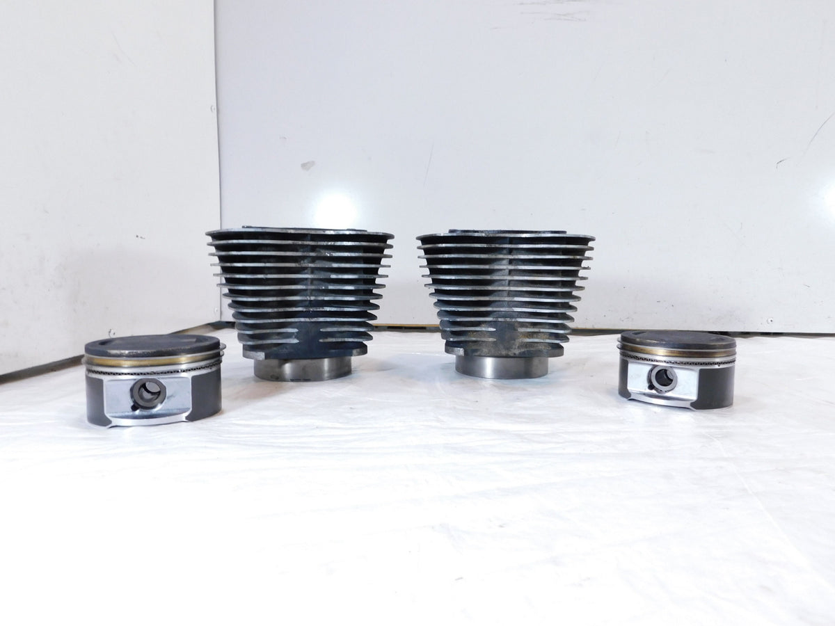Harley Davidson Twin Cam Touring Dyna & Softail Engine Pistons & Black Cylinders - C3 Cycle
