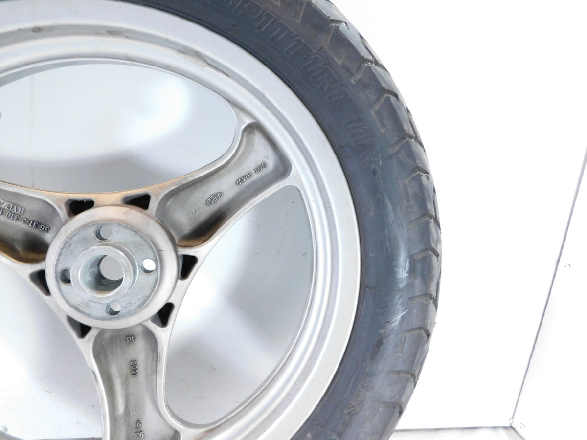 BMW K100LT K100RS K100RT K1100LT Silver Rear Wheel Rim & Tire - 3.0x17" - C3 Cycle