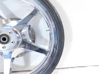 Harley Davidson Softail Deuce Thunderstar Chrome Front Wheel Rim & Tire - Bent - C3 Cycle