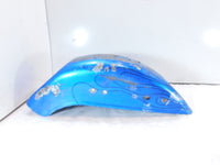 Harley Davidson Softail FXSTD Deuce Blue w/ Flames Rear Wheel Cover Fender - C3 Cycle