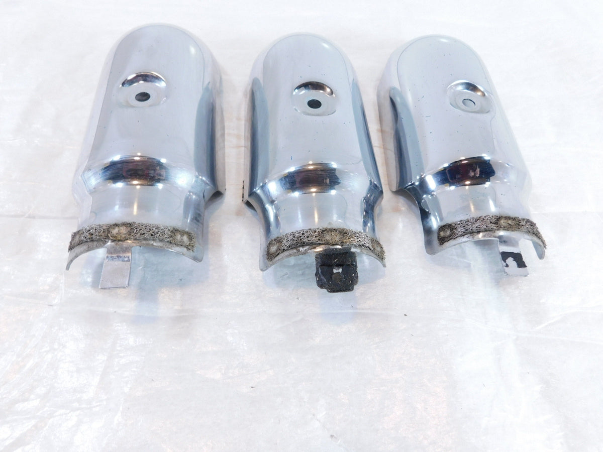 Triumph Rocket III Roaster Touring Exhaust System Header Pipe Heat Shield Covers - C3 Cycle