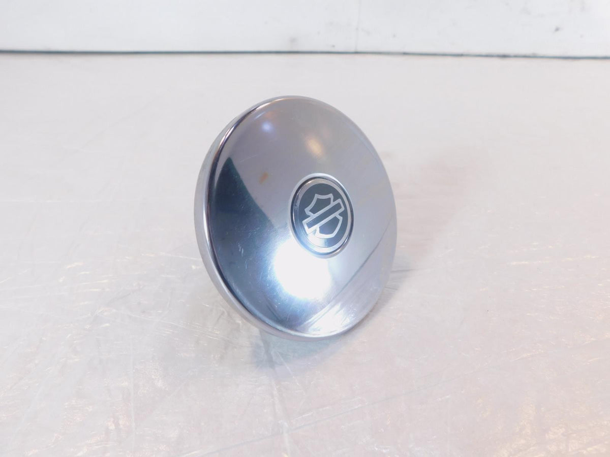 Harley Davidson Logo Sportster Dyna & Softail Chrome Fuel Tank Gas Cap Lid - C3 Cycle