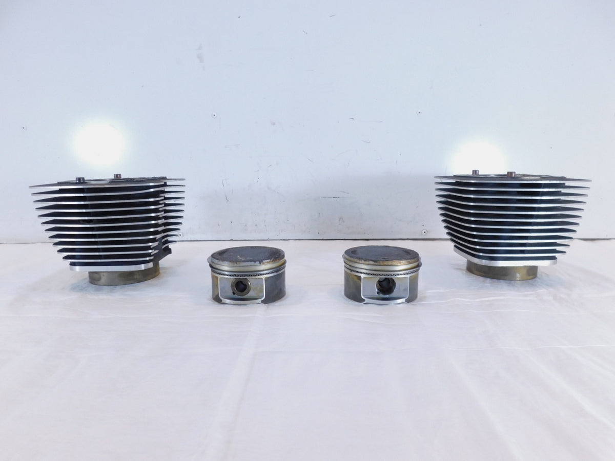Harley Davidson Twin Cam Touring Dyna & Softail Engine Pistons & Black Cylinders - C3 Cycle