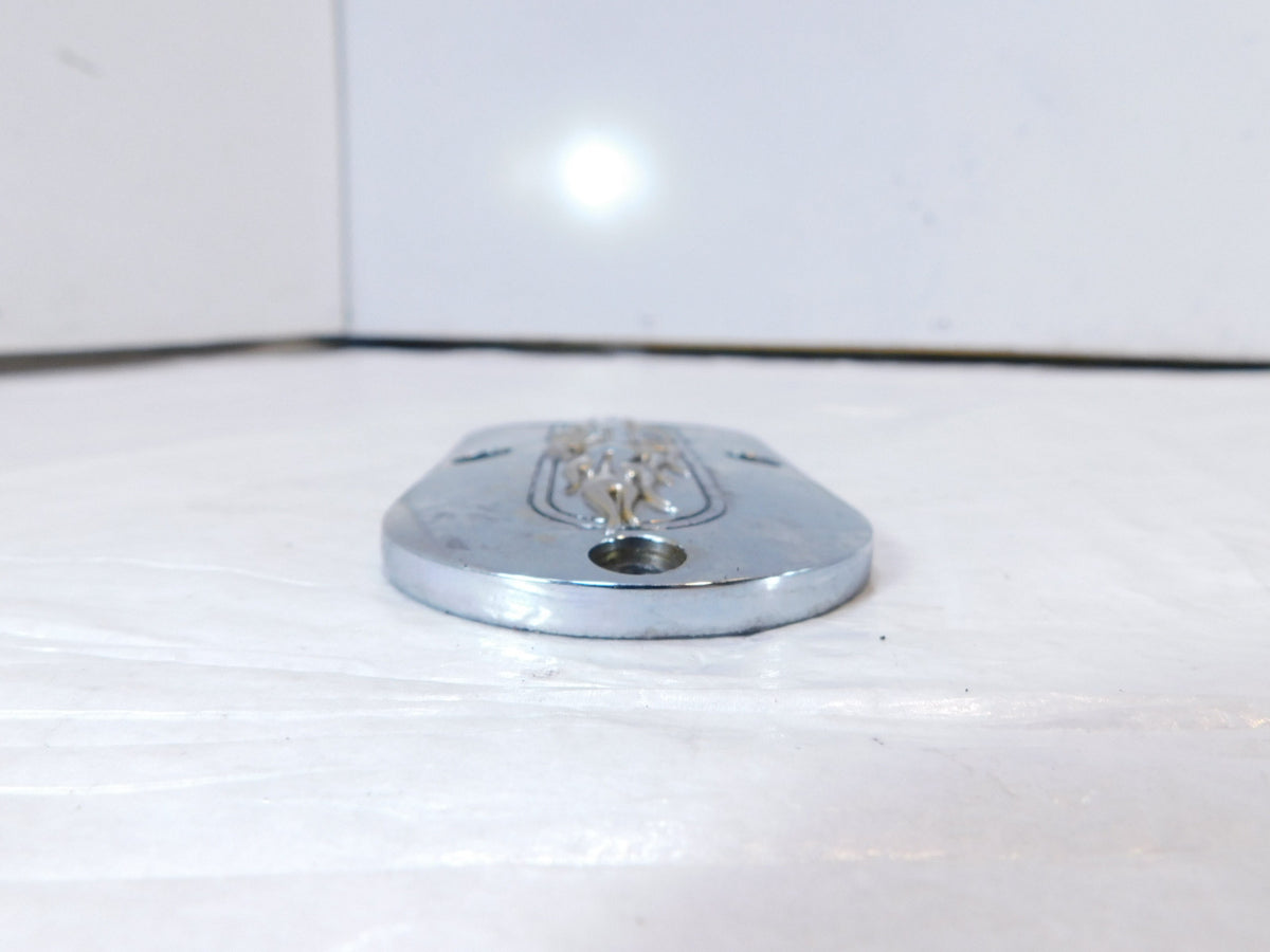 Harley Davidson Dyna Wide Glide & Softail Flames Primary Chain Inspection Cover - C3 Cycle