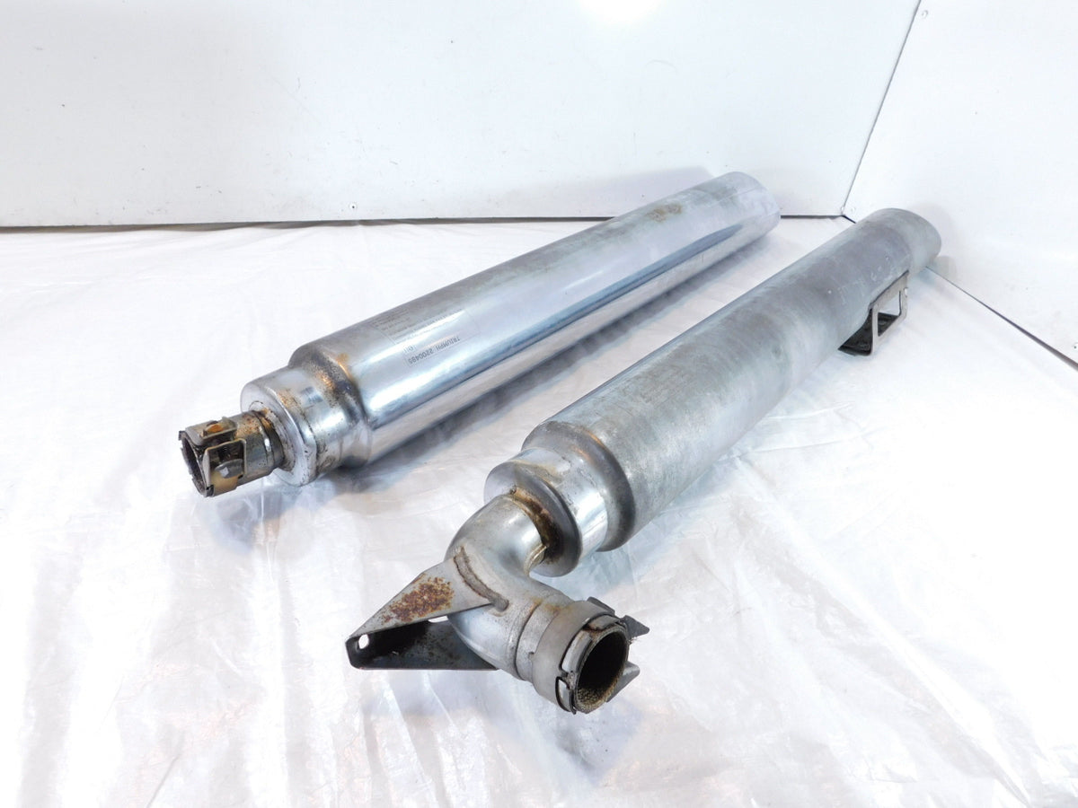 Triumph Rocket III 3 Touring Black Rear Left/Right Exhaust System Muffler Pipes - C3 Cycle