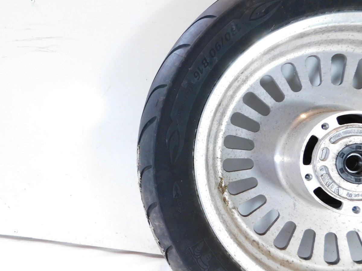 Triumph Rocket III 3 Touring Silver Front Wheel Rim & Tire 16" x 3.50" - C3 Cycle