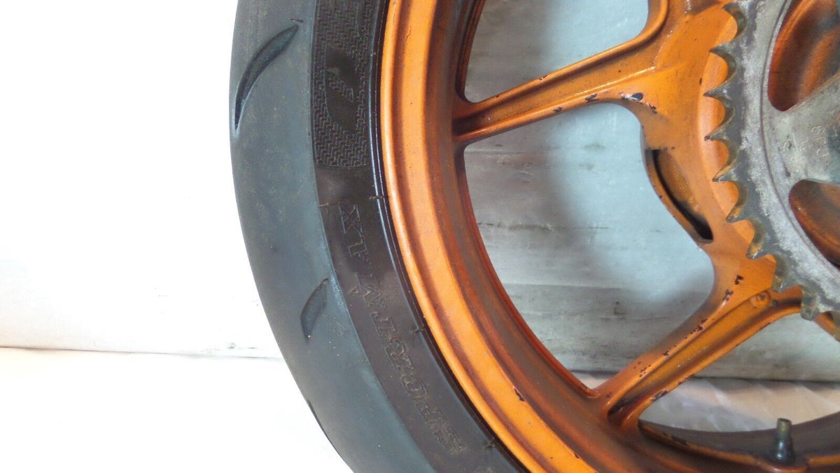 08-10 Kawasaki Ninja Ninja ZX10 ZX10R ZX-10R OEM Straight Rear Back Wheel & Rim