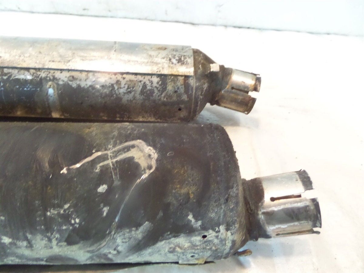 Honda GL1800 Goldwing 1800 OEM Exhaust Pipe Silencer Mufflers Cans w/ Tailpieces