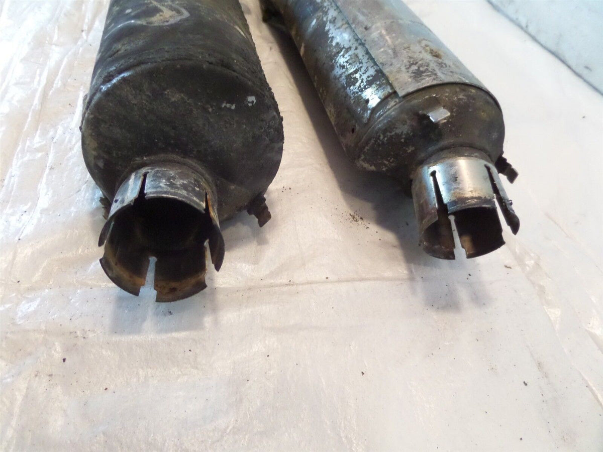 Honda GL1800 Goldwing 1800 OEM Exhaust Pipe Silencer Mufflers Cans w/ Tailpieces
