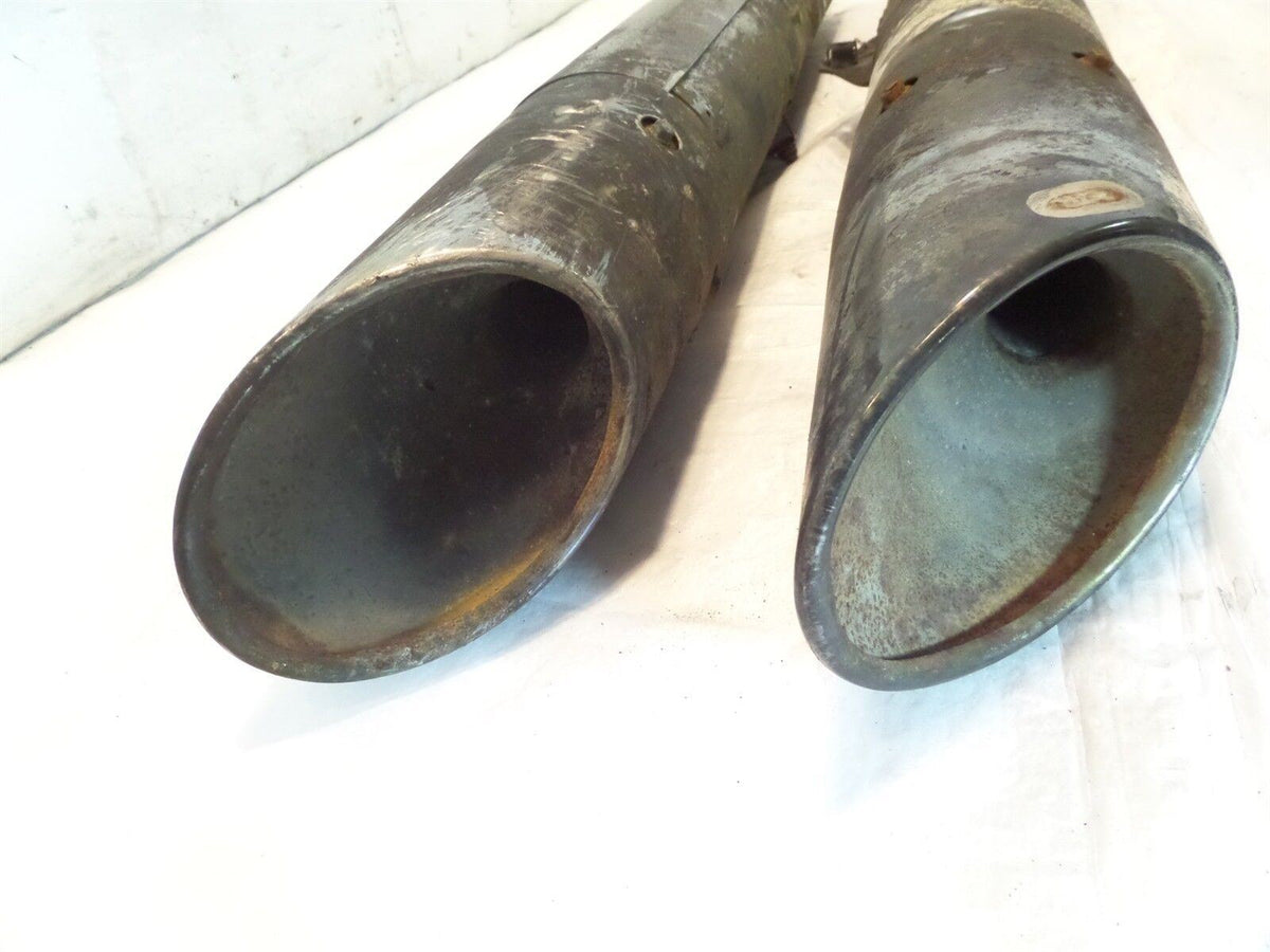 Honda GL1800 Goldwing 1800 OEM Exhaust Pipe Silencer Mufflers Cans w/ Tailpieces