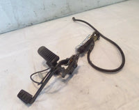 Aprilia ETV 1000 Caponord Right Rearset Brake Footpeg Bracket & Master Cylinder