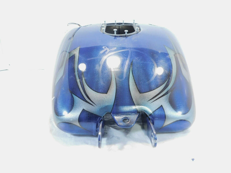 Dented Harley Dyna Wide Glide Super Glide Custom Fuel Gas Tank Reservoir