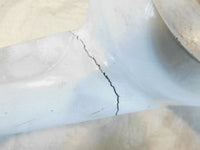 1995 & 1996 Buell M2 Thunderbolt Marchesini White Front Wheel Rim & Tire - Crack